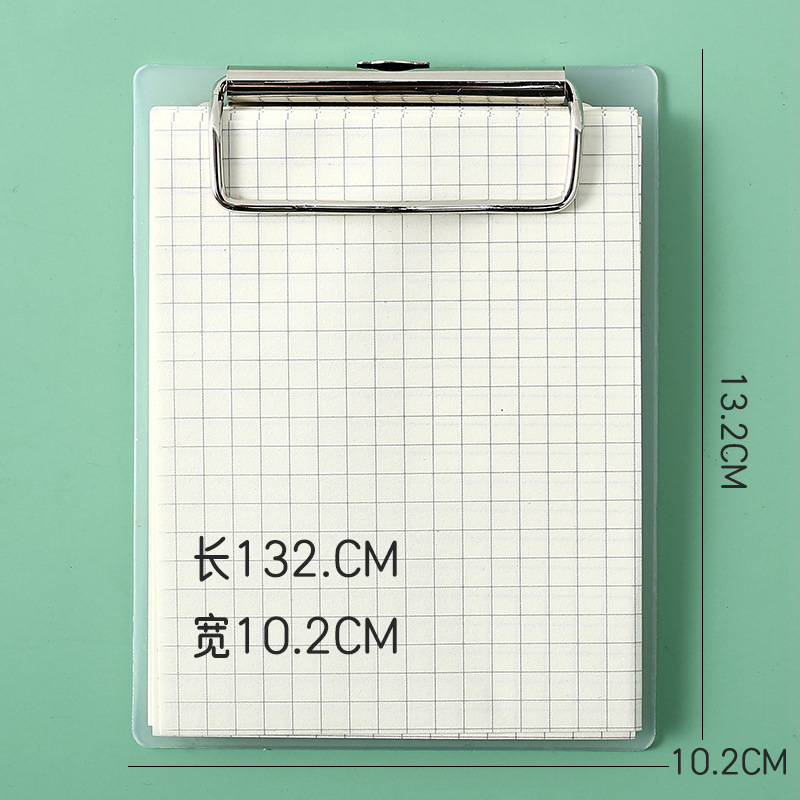 50sheets Mini Clipboard Notepads Sticky Note Multi-function Folder Board with Memo Pad for School Stationery Office Supplies: Blue