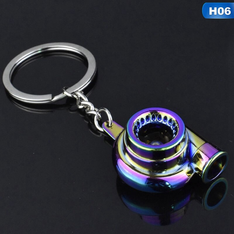 Verkligt visselpipa ljud turbo nyckelring ärm lager spinning auto del modell turbin turboladdare nyckelring ring nyckelring nyckelring: Bil 9715 h 06