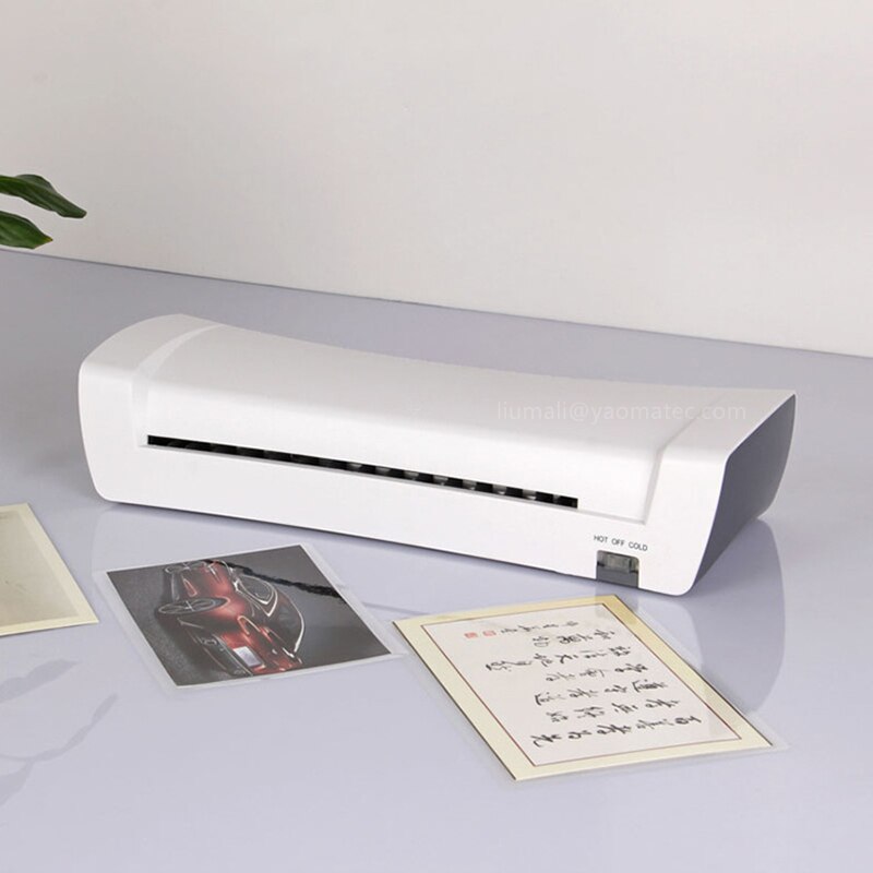 A4 Quick Warm-Up Laminator Machine and Cold Laminating Machine for Document Photo Picture Credit Card Home Office School Use