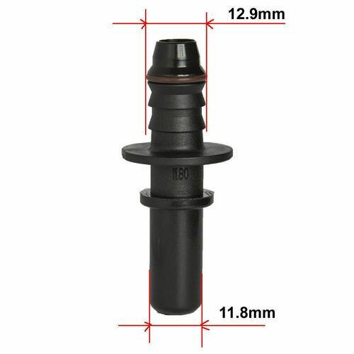 7.89/9.89/11.8 Auto ligne de carburant tuyau coupleur dégagement rapide connecter voiture Nylon ligne de carburant caoutchouc tuyau coupleur système d'alimentation en carburant: 07