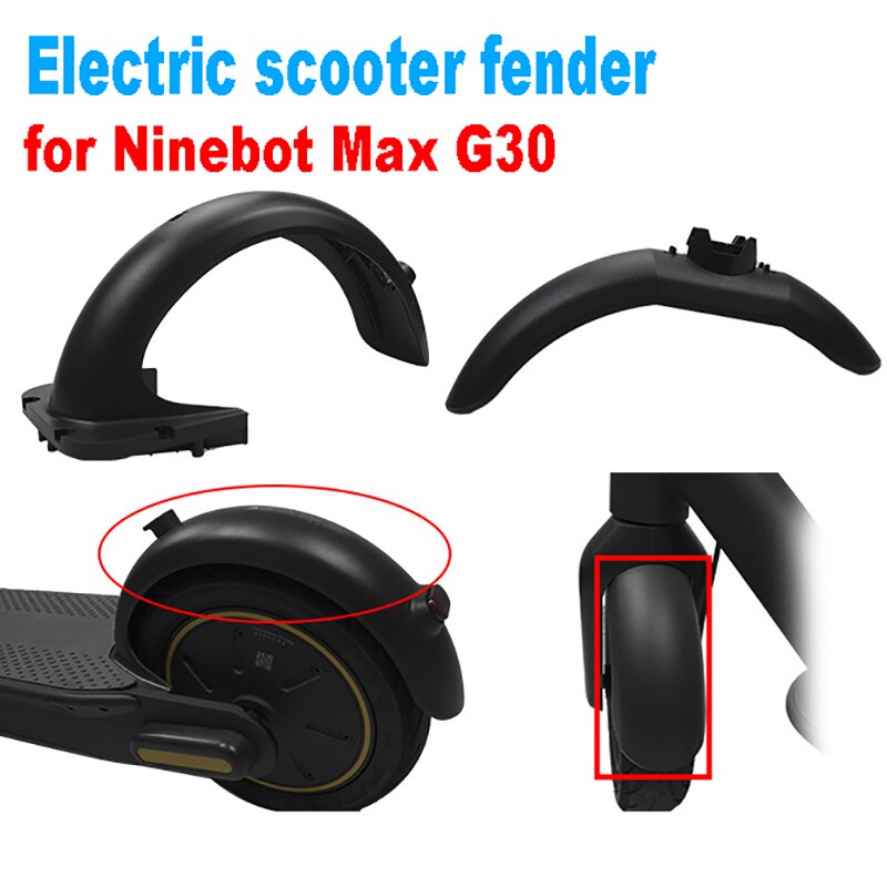 1 garde-boue avant et arrière de rechange pour scooter électrique ninebot max  g30