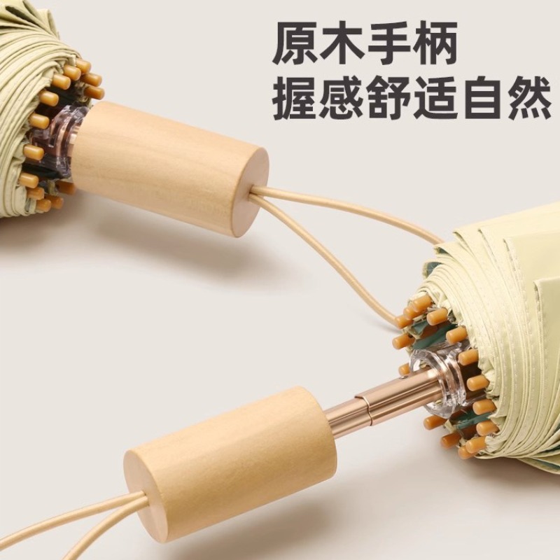 Paraguas plegable con protección UV UPF50+ para mujer, resistente al viento, 16 huesos, pegamento de Color, sombrilla de protección solar, paraguas para lluvia y brillo