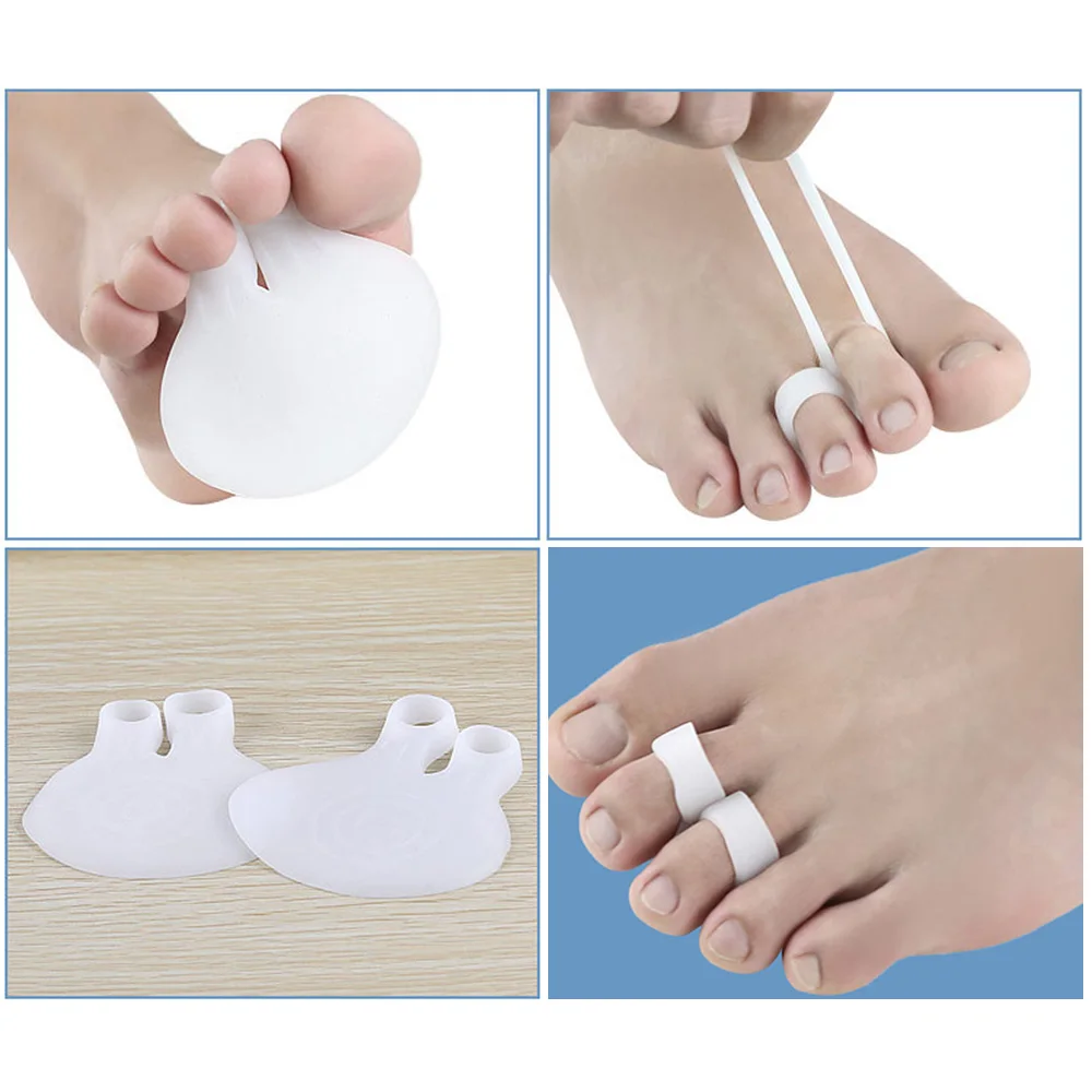 Tcare 1Pair Metatarsal Pads Ball of Foot Cushions Forefoot Insoles for Metatarsal Support and Foot Pain Relief Stay Comfortably