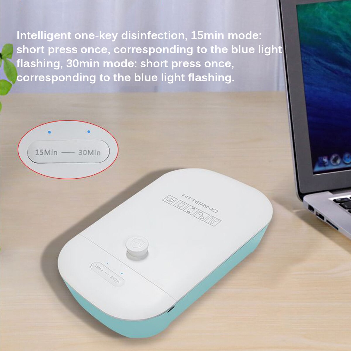 Draagbare Uv Sterilisator Lamp Doos Telefoon Masker Cleaner Personal Sanitizer Desinfectie Kabinet Mobiele Telefoon Usb Lader