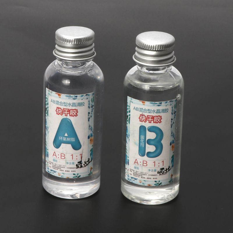3 Ounce Quick Curing AB Resin 1:1 Kit Clear Hard Epoxy Resin For Jewelry Making 23GB