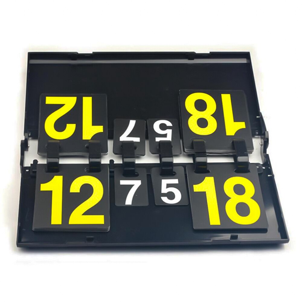 4 Digit Scoreboard Sports Referee Soccer Board for Basketball Football Badminton Volleyball Table Tennis Equipment