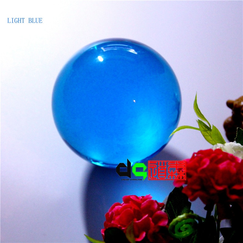 75mm blå akryl kontakt jonglerende bolde 7.5cm 2.95 tommer aqua magisk legetøj fengshui skyde rekvisitter dekoration landskabspleje