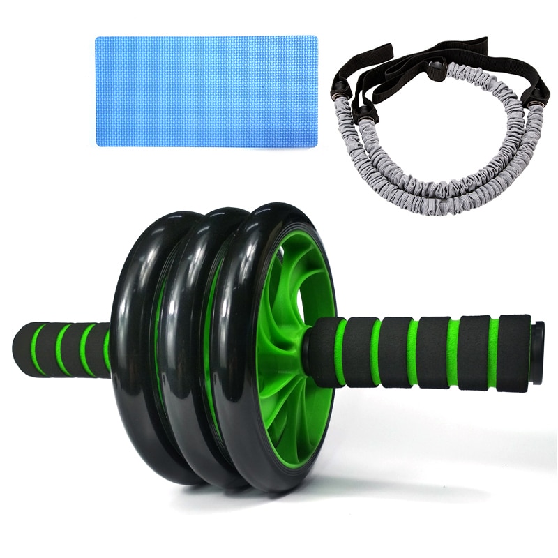 Gym Abdominale Wiel Ab Roller Met Weerstand Pull Rope Voor Oefening Spier Training Stabiele Druk Roller Thuis Fitnessapparatuur