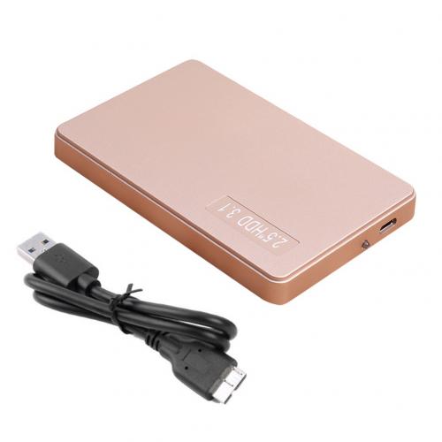 2.5 inch sata usb 3.1 type c hdd ssd behuizing harde schijf behuizing externe hdd behuizing 6 gps hoge snelheid: Gouden