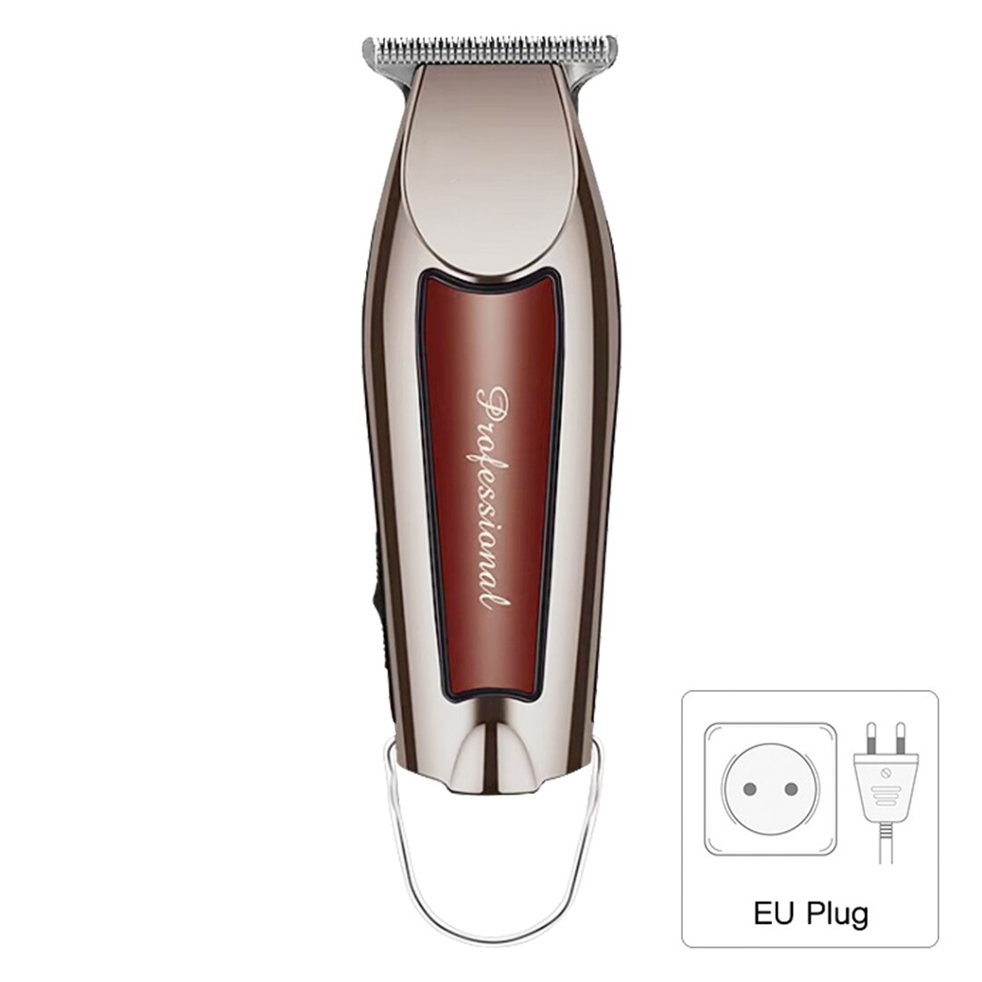 Draadloze Tondeuse Professionele Elektrische Tondeuse Baard Oplaadbare Haar Snijmachine Voor Man Tondeuse Met Olie: EU Plug