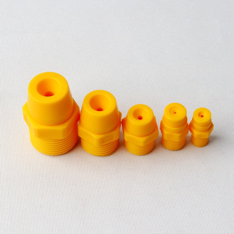 5 st 1/8 &quot; 1/4 &quot; 3/8 &quot; 1/2 &quot; 3/4 &quot; plast solid full kon sprutmunstycke industriell rengöring dammborttagning befuktande metallfinish