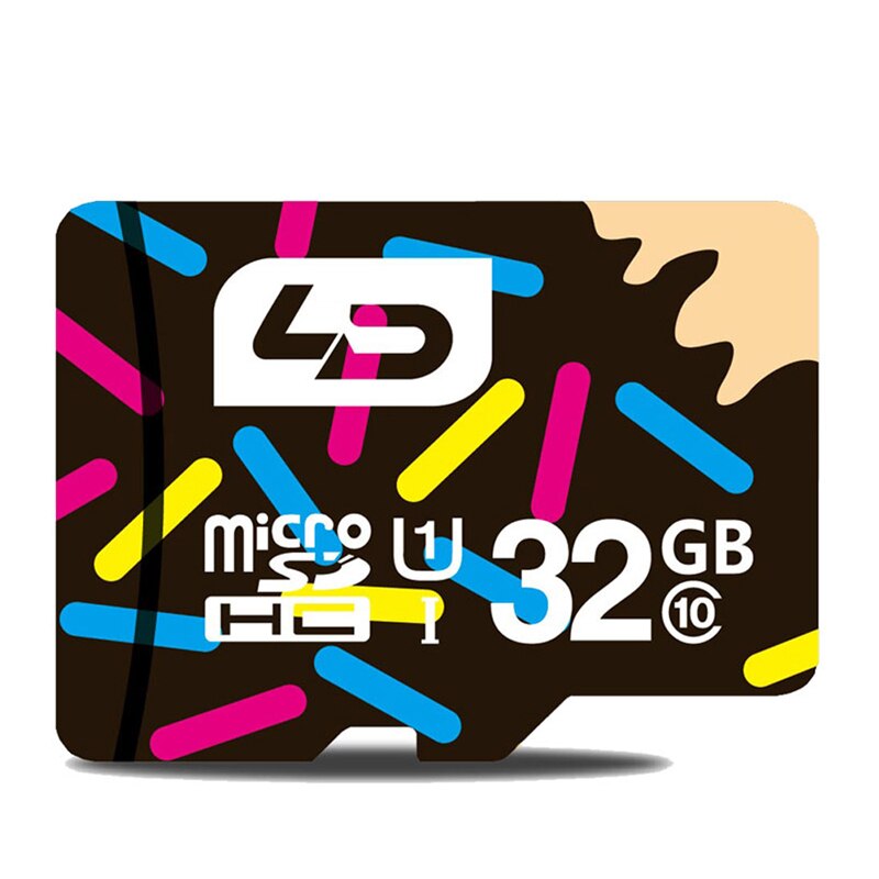 10 unids/lote Original LD tarjeta Micro SD de 128GB 64GB 32GB 16GB 8GB tarjeta de memoria Micro SD TF Tarjeta de tarjeta Micro tarjeta de memoria Flash para Tablet/teléfono inteligente: 32GB-10PCS
