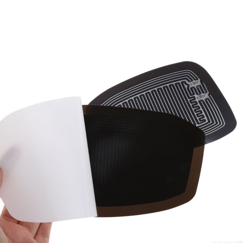 1Set Universal Quick Warm 12V Car Side Mirror Glass Heater Heated Defogger Pad Mat