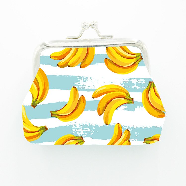 1 Stuk Kawaii Ananas Citroen Rose Vruchten Mini Portemonnee Leuke Coin Tassen Kids Portemonnee Vrouwen Portemonnee Kleine Sleutel tas: 3