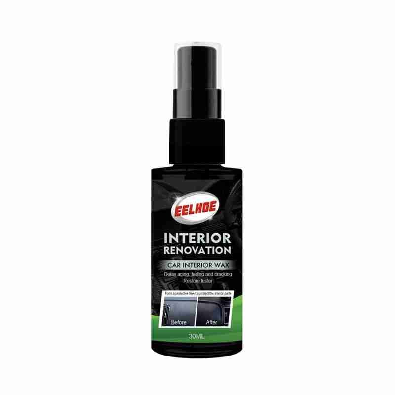 30ml Automotive Interior Refurbishing Spray Plastic Parts Wax Retreading Agent Renewed Plastic Restore