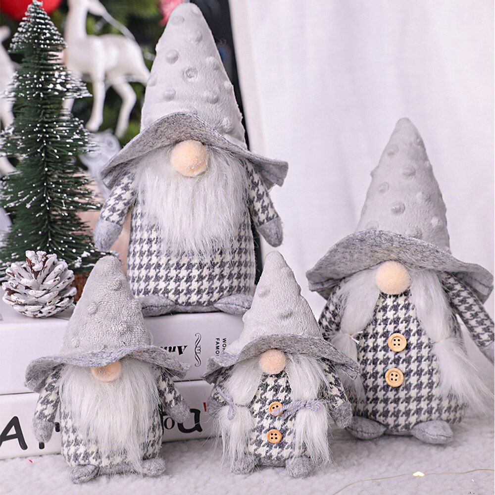 Kerstfee speelgoed met hoeden grappige schattige kerstman pop decoratie ornamenten decoraties voor thuis kerst hangers