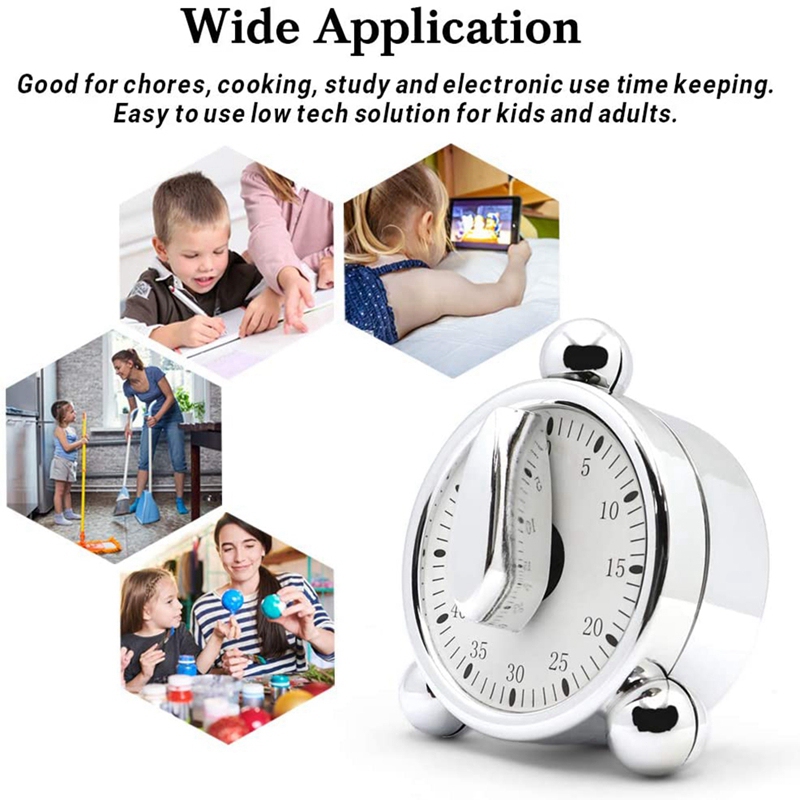 Kitchen Cooking Timer Accessories Without Battery Timer Countdown Alarm Digital Timers Home Kitchen Salon Hairdressing