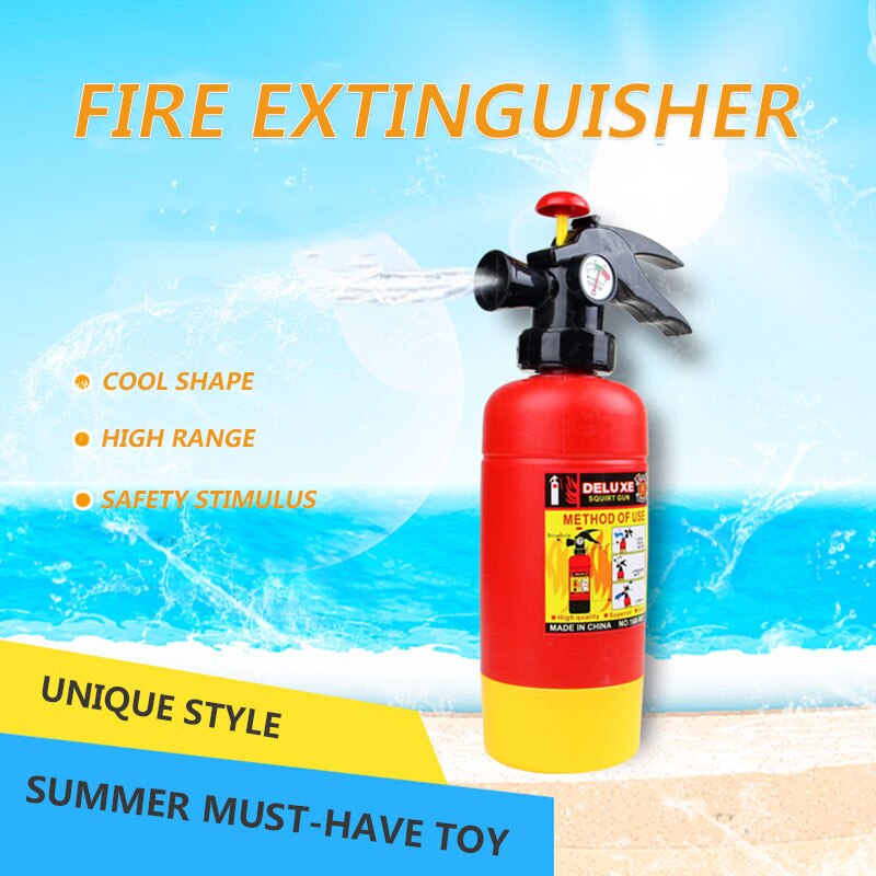 Extinguisher Toy Water Simulation Intelligence Plastic Red Cool Novelty Interesting Water Toy