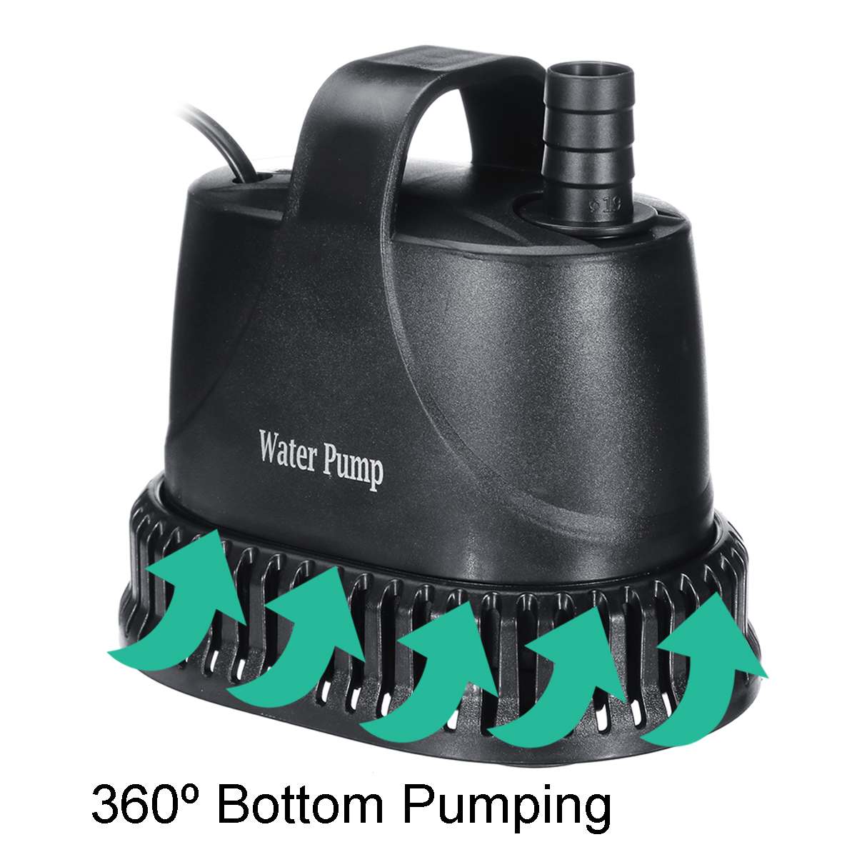 15w 25w 30w 35w vedenpitävä upotettava vesipumppu lampi akvaario kalasäiliö suihkulähde ominaisuus pumppu 2500l/ h säädettävä virtausnopeus pumppu