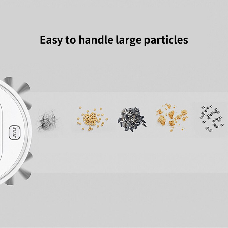 3In1 Auto Rechargeable Smart Robot Vacuum Dry/Wet Floor Mop Cleaner Carpet