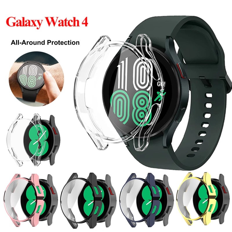 Horloge Case Voor Samsung Galaxy Horloge 4 Siliconen Tpu Scherm Beschermhoes Voor Samsung Galaxy Horloge 4 40Mm 44mm Smartwatch Bumper