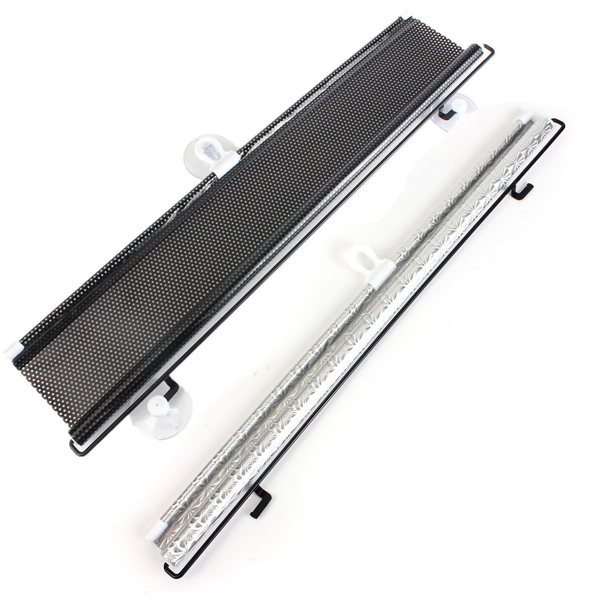 L Size Roller Blinds Auto Car Retractable Curtain Window Windshield Visor Sunshield Front Rear Side Sun Shade Shield Exterior