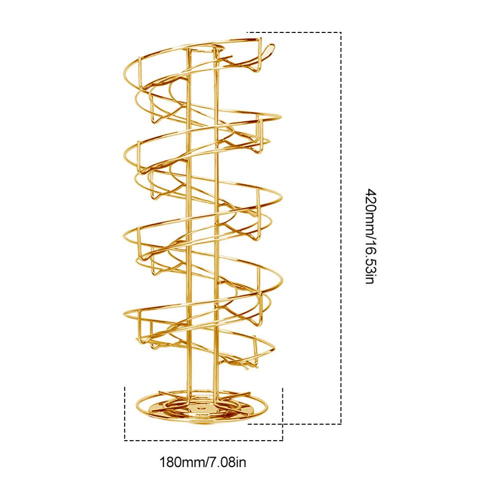 Coffee Capsule Storage Rack Coffee Capsule Rack Rotating Universal Model Pod Rack Metal Tower Holder