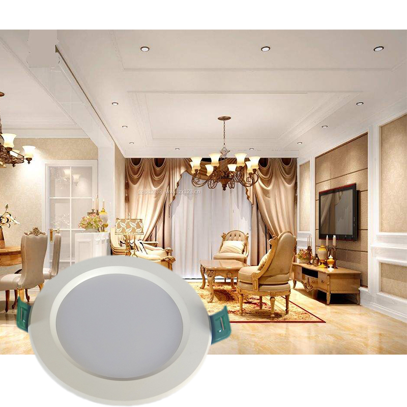 LED Downlight 18W 15W 12W 9W 5W 3W Ronde Verzonken Lamp 220V 110V Led Llight Woonkamer Plafond Kantoor LED Down Light Spot Light