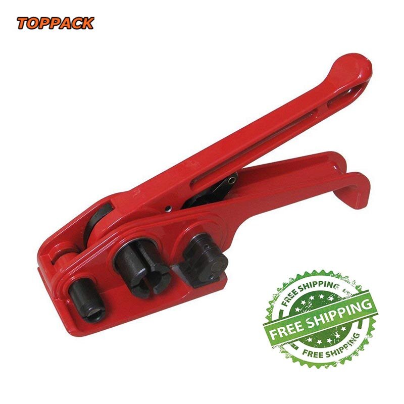 Free ship and Retail Manual Plastic PP PET Strapping Tensioner, Hand Pack Strapping Tool for PET &amp; PP Strap 13-19mm