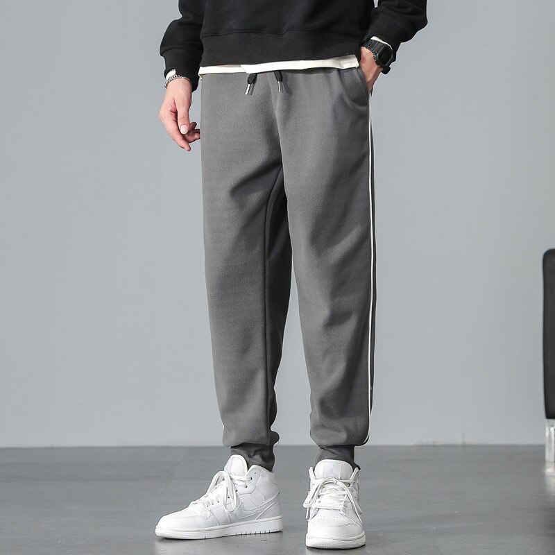 Lente En Herfst Mannen Casual Broek Corduroy Running Sport Fitness Training Losse Mannen Broek Joggingbroek Voor Mannen