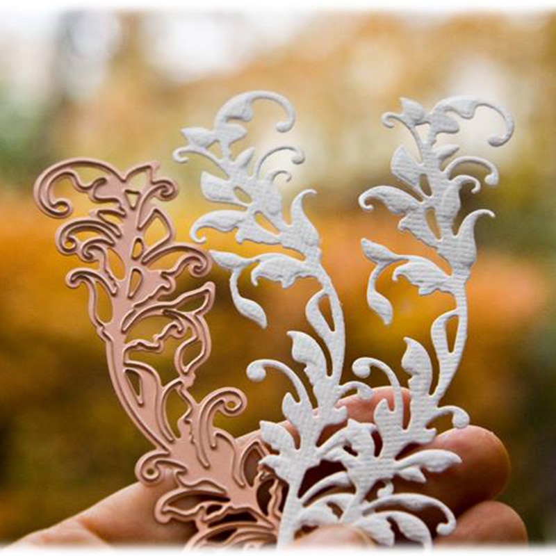 2020 Nowy przyjazd liście metalu wykrojniki szablony dla DIY Scrapbooking/album fotograficzny znaczki dekoracyjne wytłaczanie papier robić majsterkowania