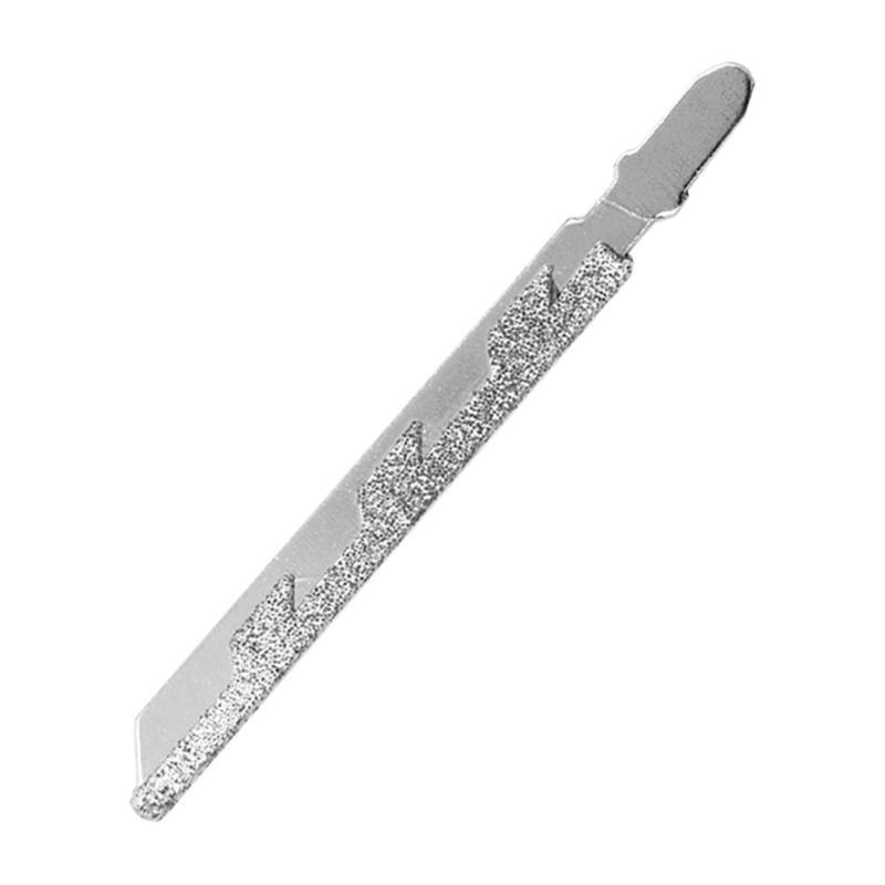 Hoja de sierra caladora de diamante, grano de carburo, 40 cuchillas para rompecabezas de baldosas cerámicas, de grano en forma de T