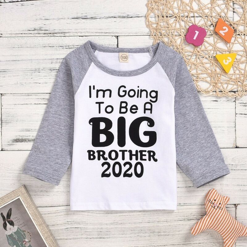 neue Big Brother T-Shirts Schwester Baby Junge Mädchen Kinder Langarm T-shirt Tops Passenden Kinder Outfit Kleidung