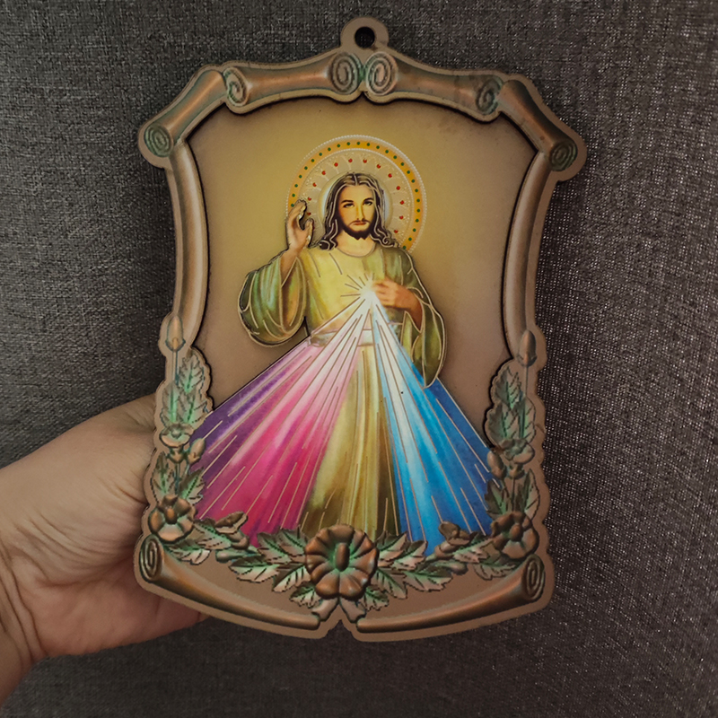 Christian Katholischen Reliquien Holz Symbol Jesus Heiligen Herz Jungfrau Maria statuen ornamente wohnkultur articulos religiosos catolico: JS192-12