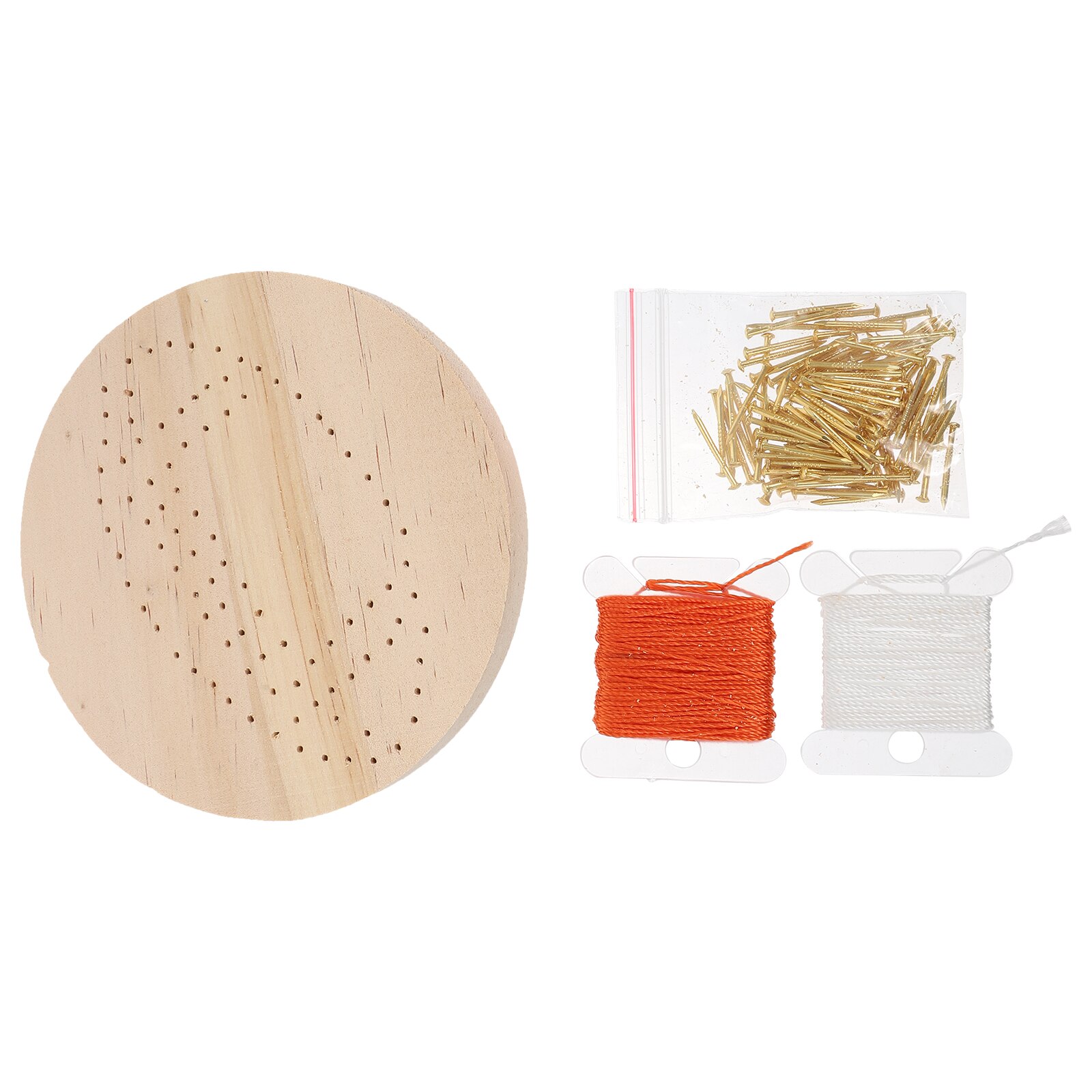1 Set DIY String Art Kit Handicraft Nail Painting Material Nail Winding Painting For Child Girl: c