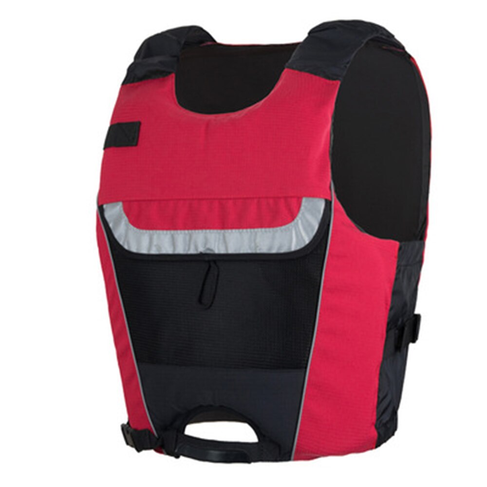 Chaleco salvavidas para adultos, gran flotabilidad, portátil, para deportes acuáticos, Kayak, pesca, windsurf, natación, Surf, 2022: Red / L 60-75KG