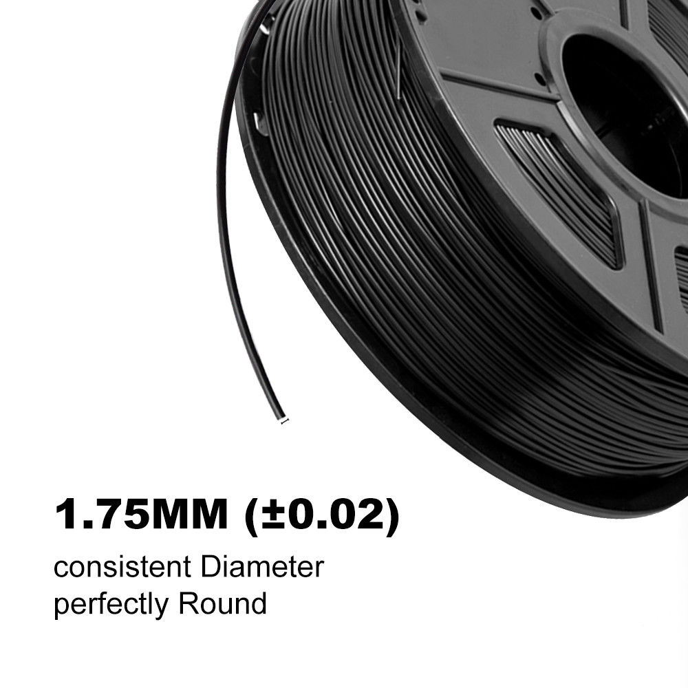 SUNLU ABS 3D stampante filamento 1.75 millimetri abs 3d di stampa ricariche di consumo abs 3d filamento estrusore per il FAI DA TE modello 3d stampa
