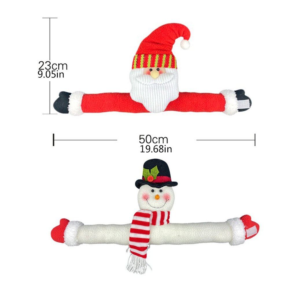 Kerst gordijn gesp cartoon pop decoratie hotel restaurant decoratie poppen gesp raamhanger