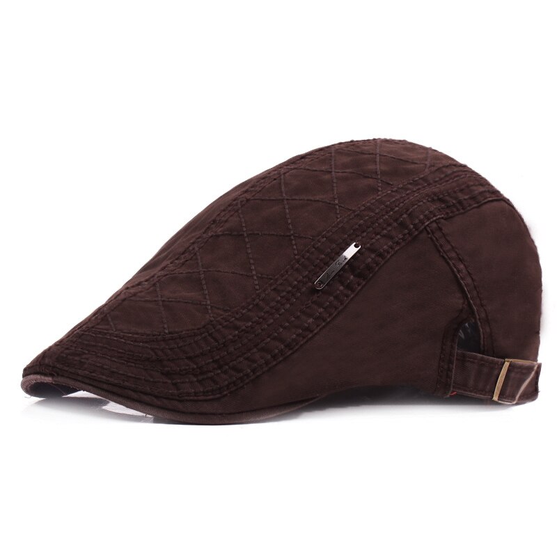 Justerbara baskermössor utomhus ventilerande benbrätte hattar unisex enfärgad platta baskerhatt kvinnor män sommarmössor