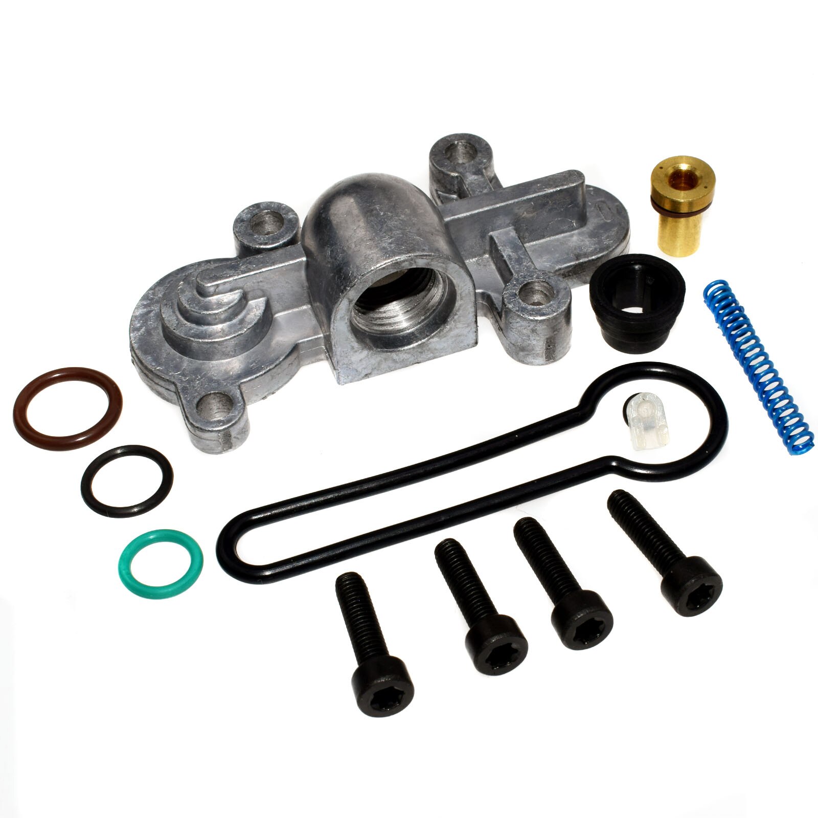 ISANCE For Ford F250 F350 F450 F550 Super Duty Powerstroke Turbo Diesel Fuel Pressure Regulator Set 6.0L Blue Spring: Kit 002