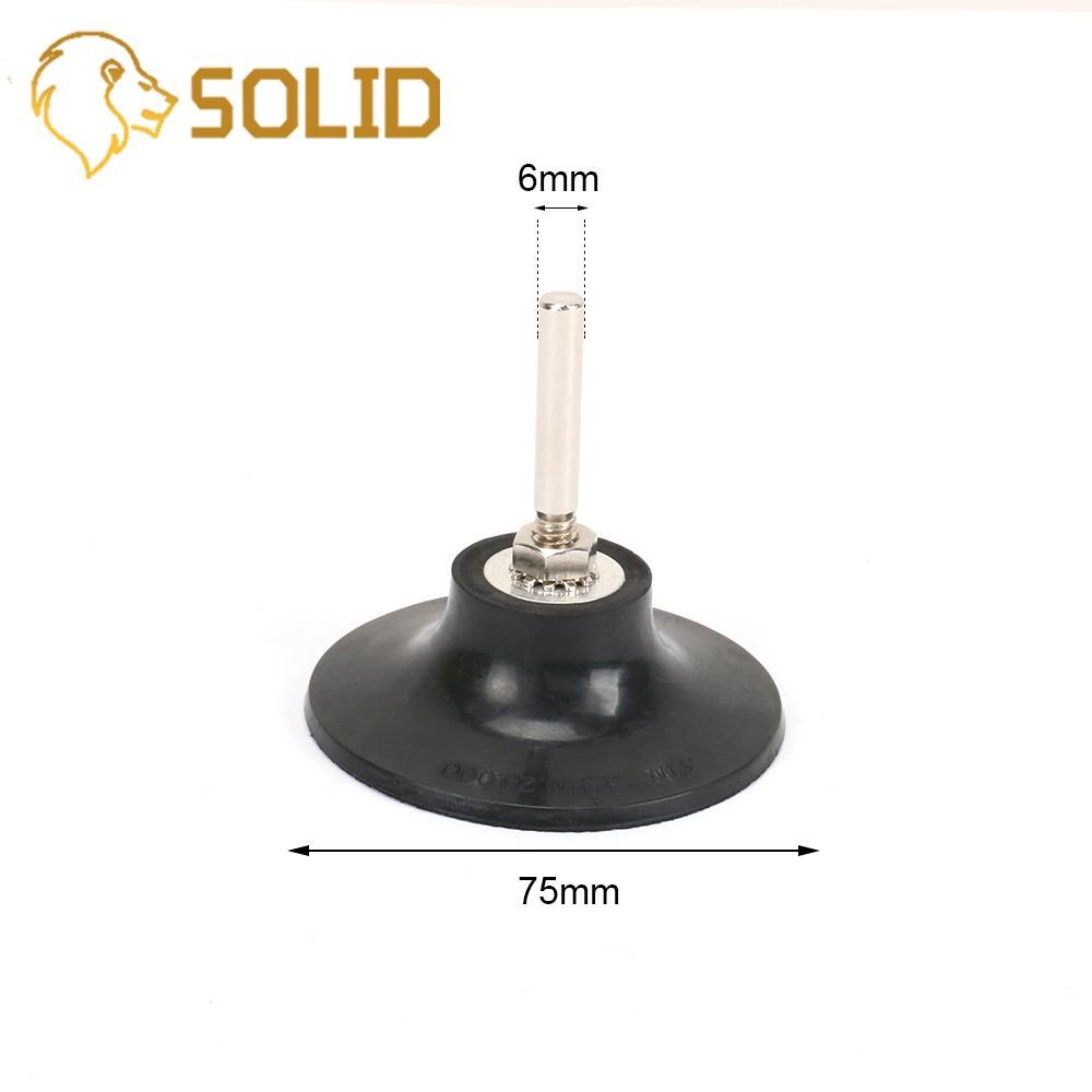 1Pc 1''/2"/3" Roll Lock Sanding Pad Mandrel Set 1/4'' Shank Roloc Type R Rubber Tray