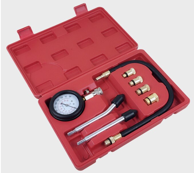 Petrol Engine Cylinder Compression Tester Kit(8 Pcs) And Universal In-Line Spark Plug Engine Tester For Automotive, Car, Lawnmower, Small & Big - Foto 10