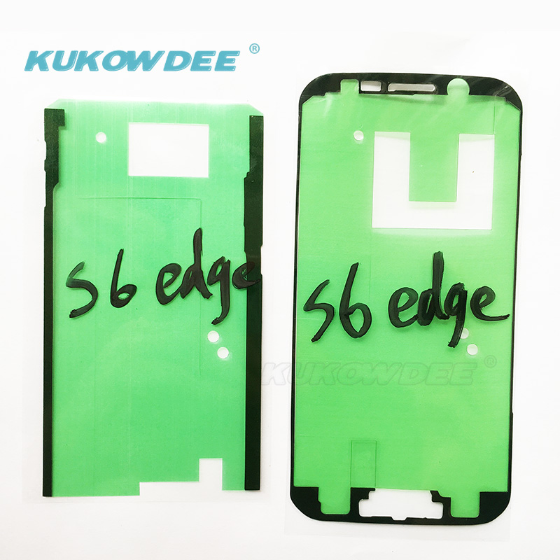 5 stück Rahmen Aufkleber Für Samsung Galaxy S5 S6 rand Plus S7 rand S8 Plus S9 Plus LCD Lünette Adhesive band Kleber Rahmen Aufkleber