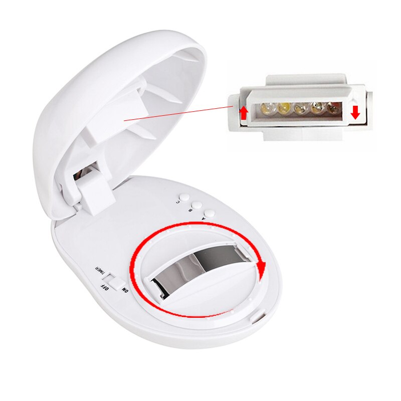 Regenboog Projectie Lamp Led Kleur Nachtlampje 3 Modi Projector Stijl Eivormige Tafellamp Voor Kinderen Slaapkamer Thuis decor