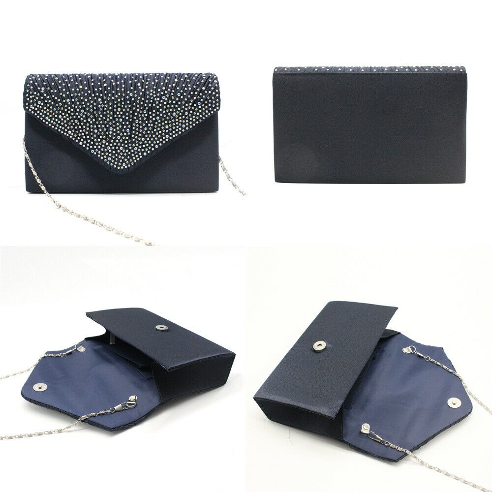Mode Glanzende Vrouwen Clutch Bag Partij Bruiloft Envelop Handtas Draagbare Portemonnee