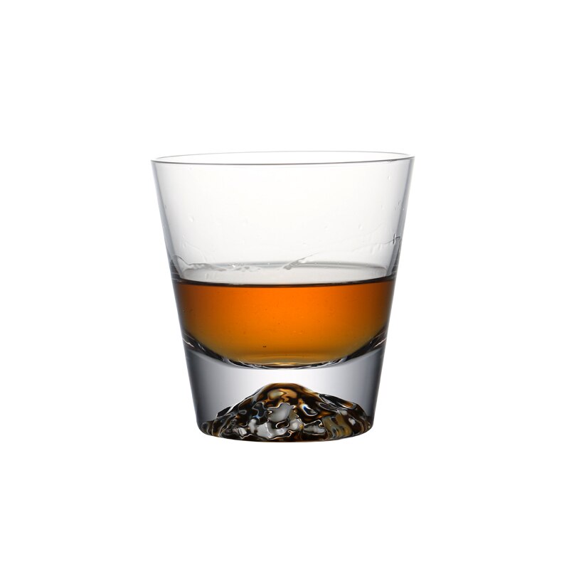 Set  of 2 250ml tunga bas whiskyglas set blyfritt kristall miljövänligt whiskyglas med för barfest 8.5oz