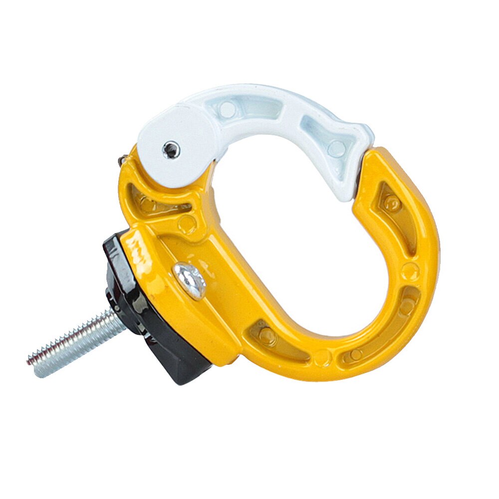 5 kleuren Motorhelm Houder Aluminium Fles Haak Hanger Schroeven Bagage Haak: yellow