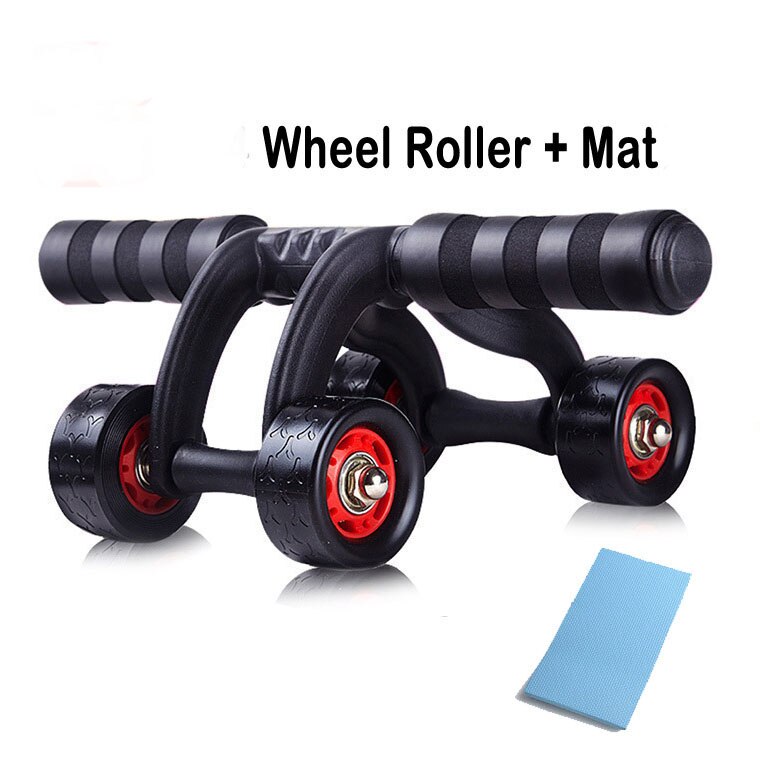 4 Wheel Power AB Abdominal Roller wheel for Belly/Waist/Arms/Legs Workout Fitness Gym Exercise Body Building