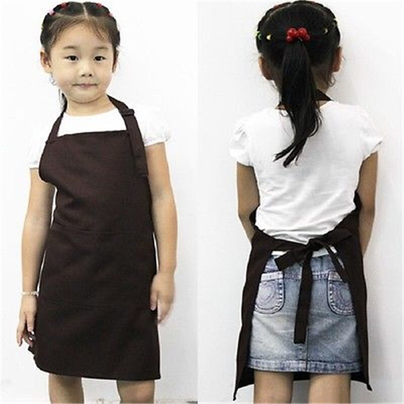 Nette freundlicher schlicht Schürze freundlicher Küche Kochen Zubehör Süssigkeit Farbe Art Backen Schürze Baby Malerei Lätzchen