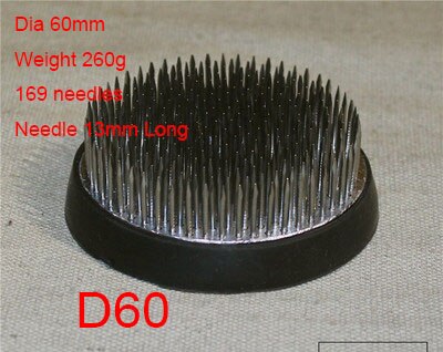 Japanese Ikebana Kenzan Flower Holder Frog Art Fixed Tools Flower Arrangement Round Stainless Steel Pin: D60